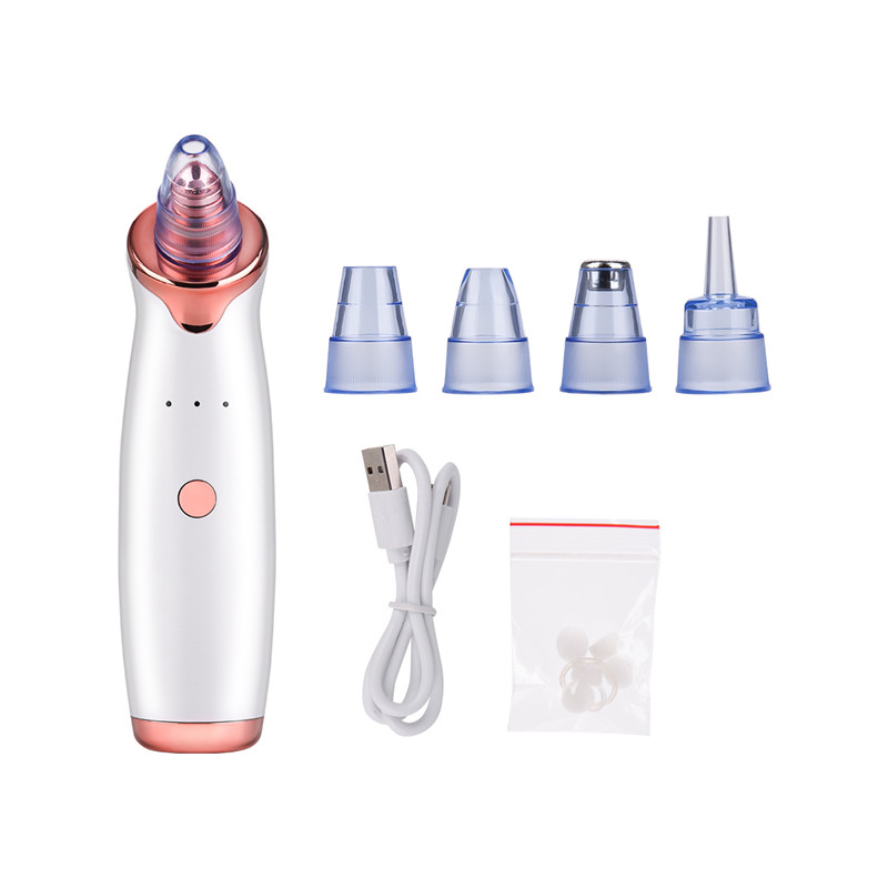 Blackhead Remover Electric Vacuum Suction Blackhead Extractor Clean Tool with 4